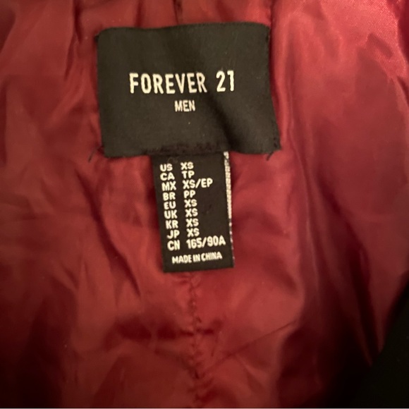 Forever 21 jacket burgundy - Picture 4 of 5